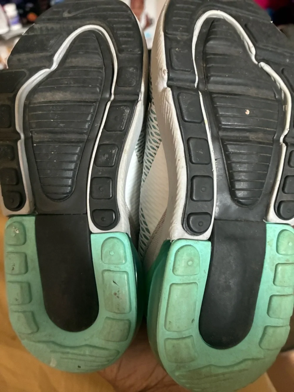 Nike Kids Air Mesh Sneakers - White & Mint Green air max 270 size 11c unisex